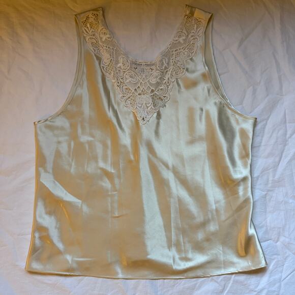 Cinema etoile lace tank, cream, size xl, EUC - Picture 5 of 5